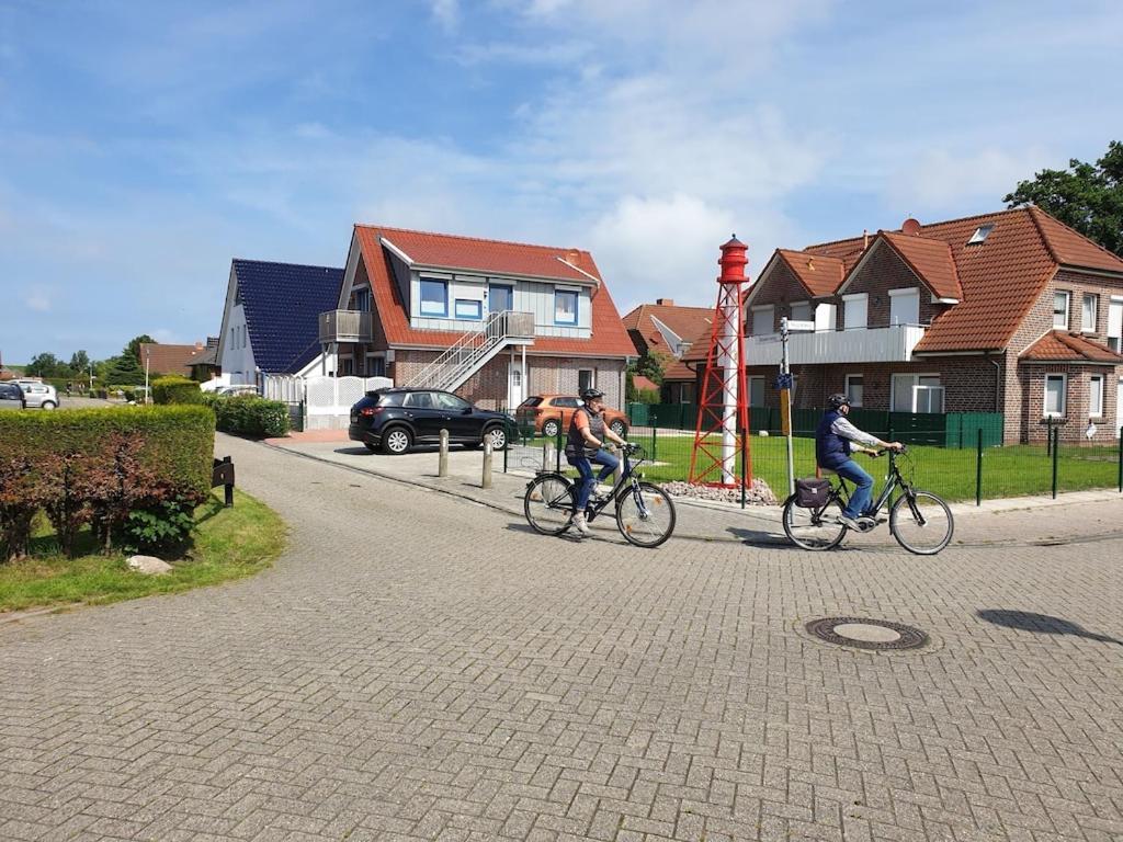 Ferienwohnung Leuchtturm Am Sandstrand 노르덴 외부 사진